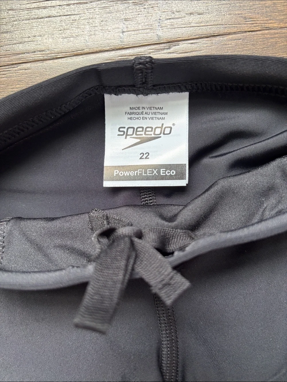Speedo PowerFlex Eco Competitive tight fit stretch,drawcord waist,endurance